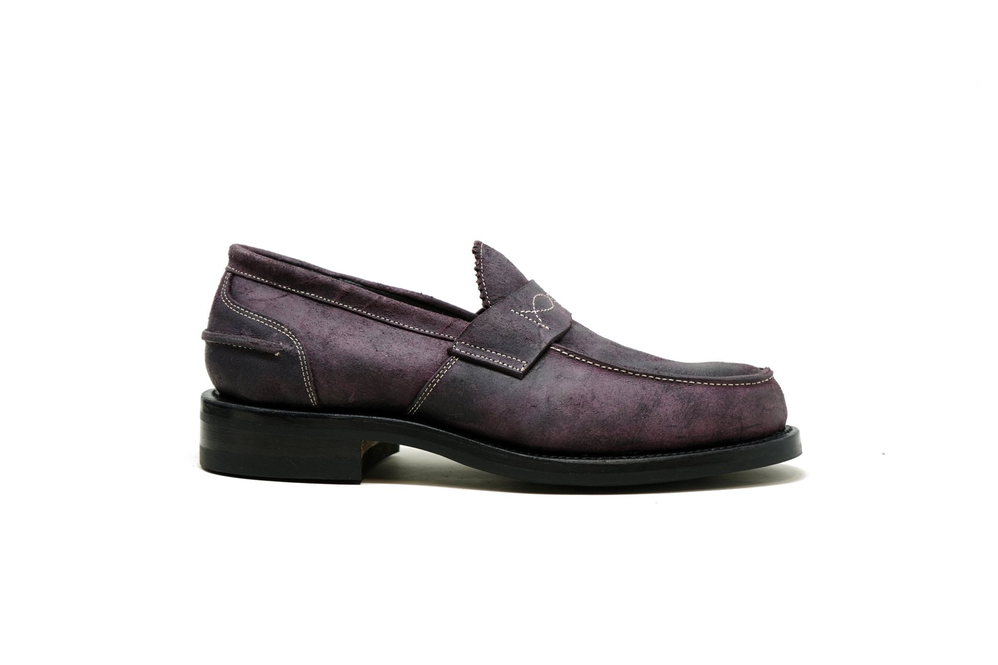 Western Penny Loafers Carmenere CF Stead - Dainite Studded Outsole 