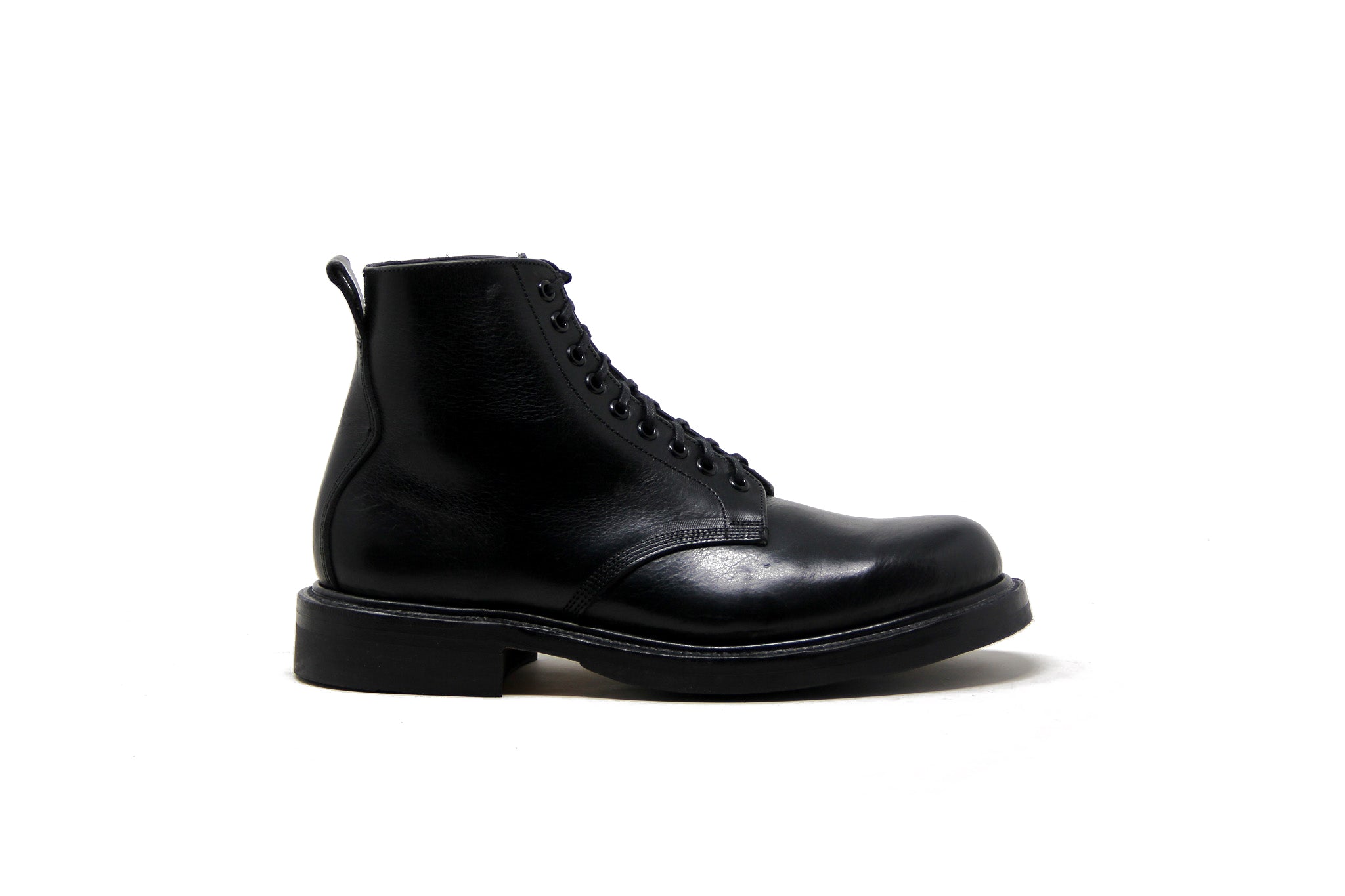 Classy Leather Dress Boots - All Purpose Bison Antique Black Unmarked Classy Leather Dress Boots - All Purpose Bison Antique Black Unmarked