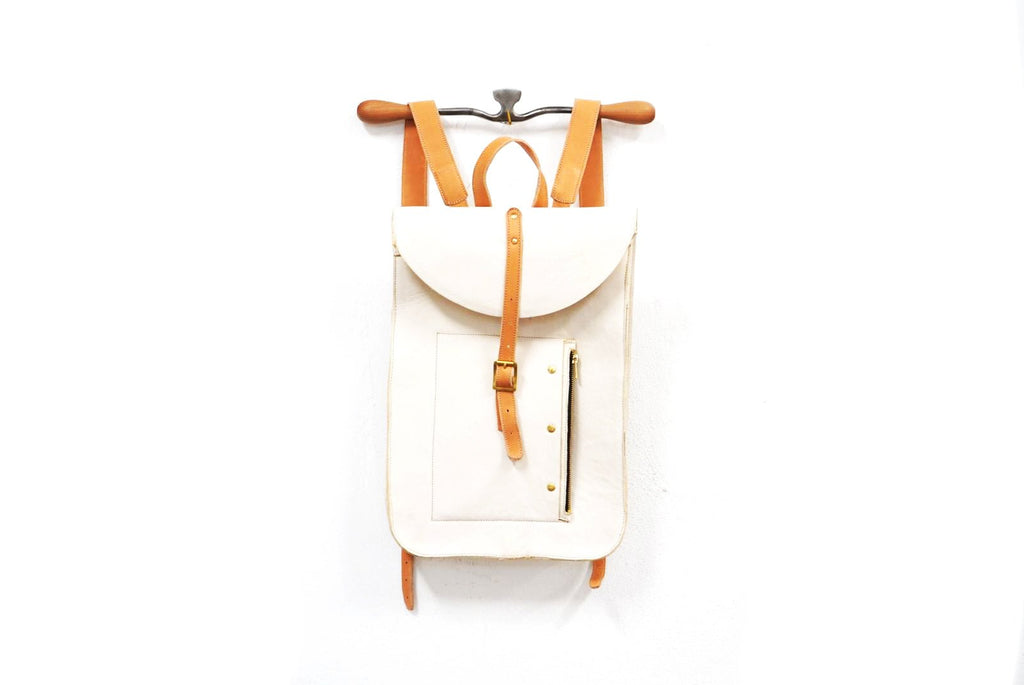 Back Briefcase Eco white - Unmarked