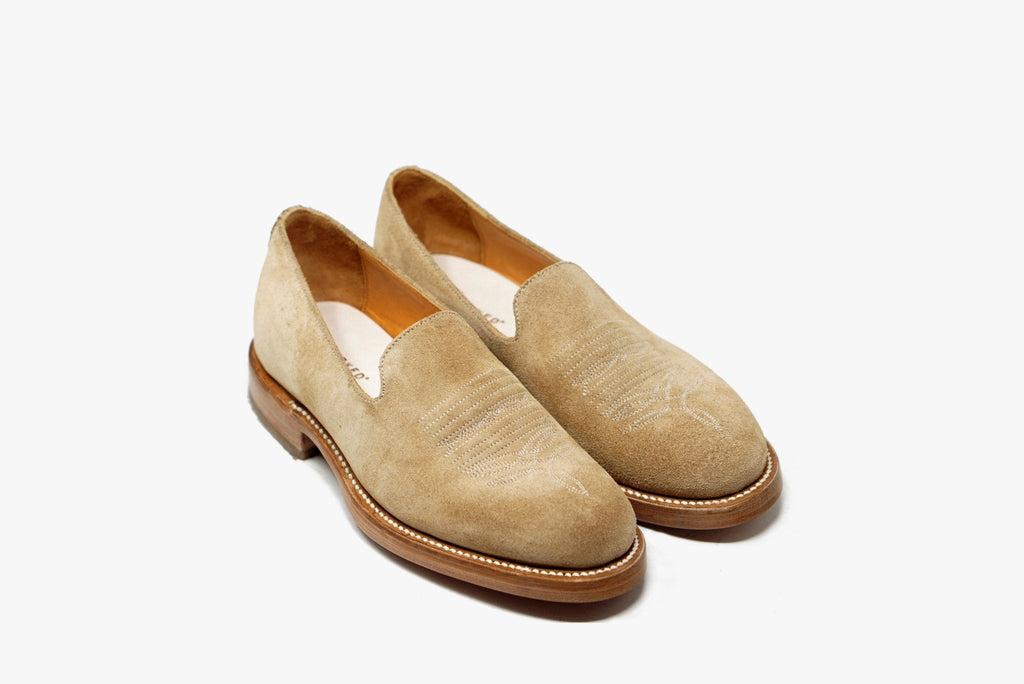 Uma Loafers Sand Rough Out - Unmarked