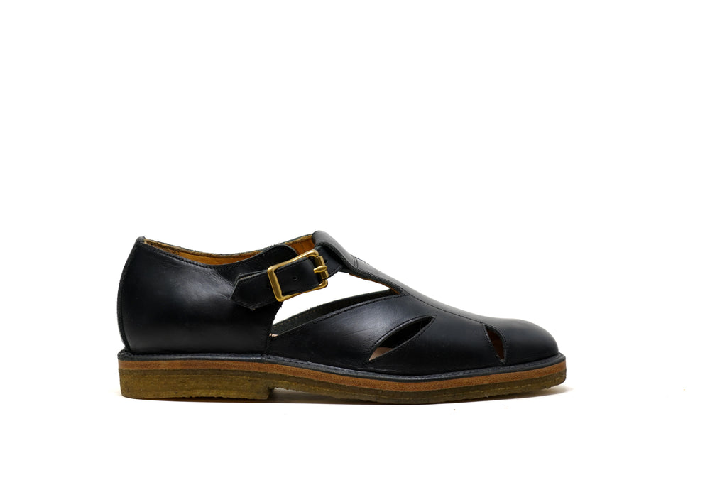 Italian Gurkha Sandals Black