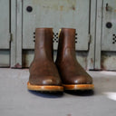 Zip Boot Vintage Rust