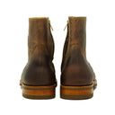 Zip Boot Vintage Rust