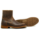 Zip Boot Vintage Rust