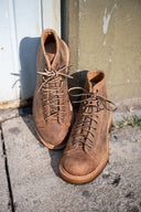 Archie Waxed Suede Camel - Unmarked