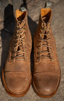 DB Hunter Cap Toe Waxed Suede Camel - Unmarked