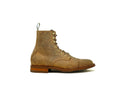 DB Hunter Cap Toe Waxed Suede Camel - Unmarked