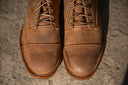 DB Hunter Cap Toe Waxed Suede Camel - Unmarked