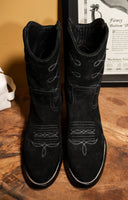 Durango Boots Black Suede - Unmarked