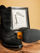 Durango Boots Black Suede - Unmarked