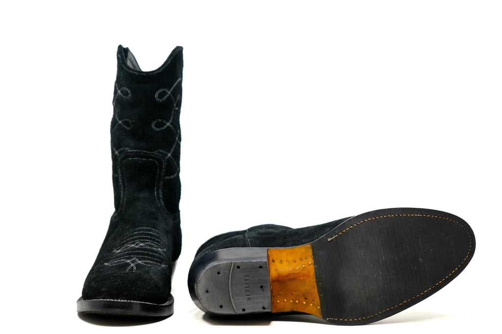 Durango Boots Black Suede - Unmarked