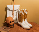 Durango Boots V3 White Distressed - Unmarked