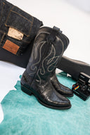 Durango Boots V4 Black "in a while Crocodile" - Unmarked