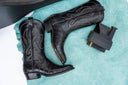 Durango Boots V4 Black "in a while Crocodile" - Unmarked