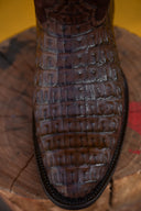 Durango Boots V4 Dark Brown In Crocodile - Unmarked