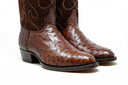Durango Boots V4 Dark Brown In Ostrich - Unmarked