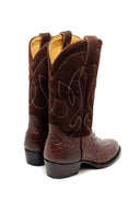Durango Boots V4 Dark Brown In Ostrich - Unmarked