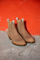 El Torino Boots Waxed Suede Camel - Unmarked