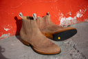 El Torino Boots Waxed Suede Camel - Unmarked