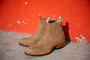 El Torino Boots Waxed Suede Camel - Unmarked