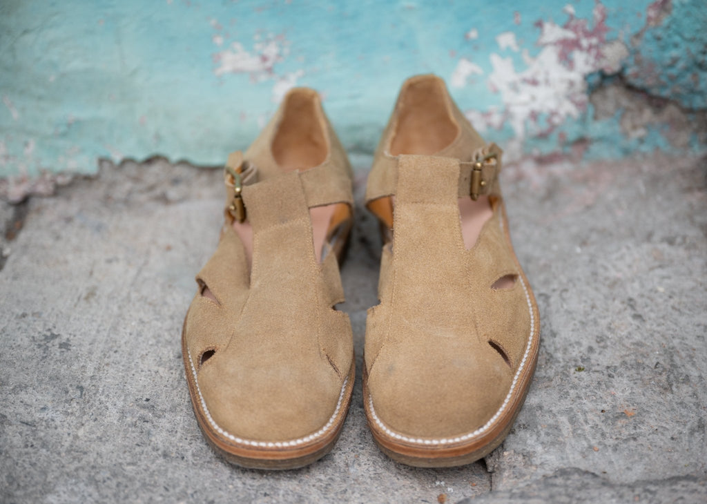 Italian Gurkha Sandals Dark Sand - Unmarked