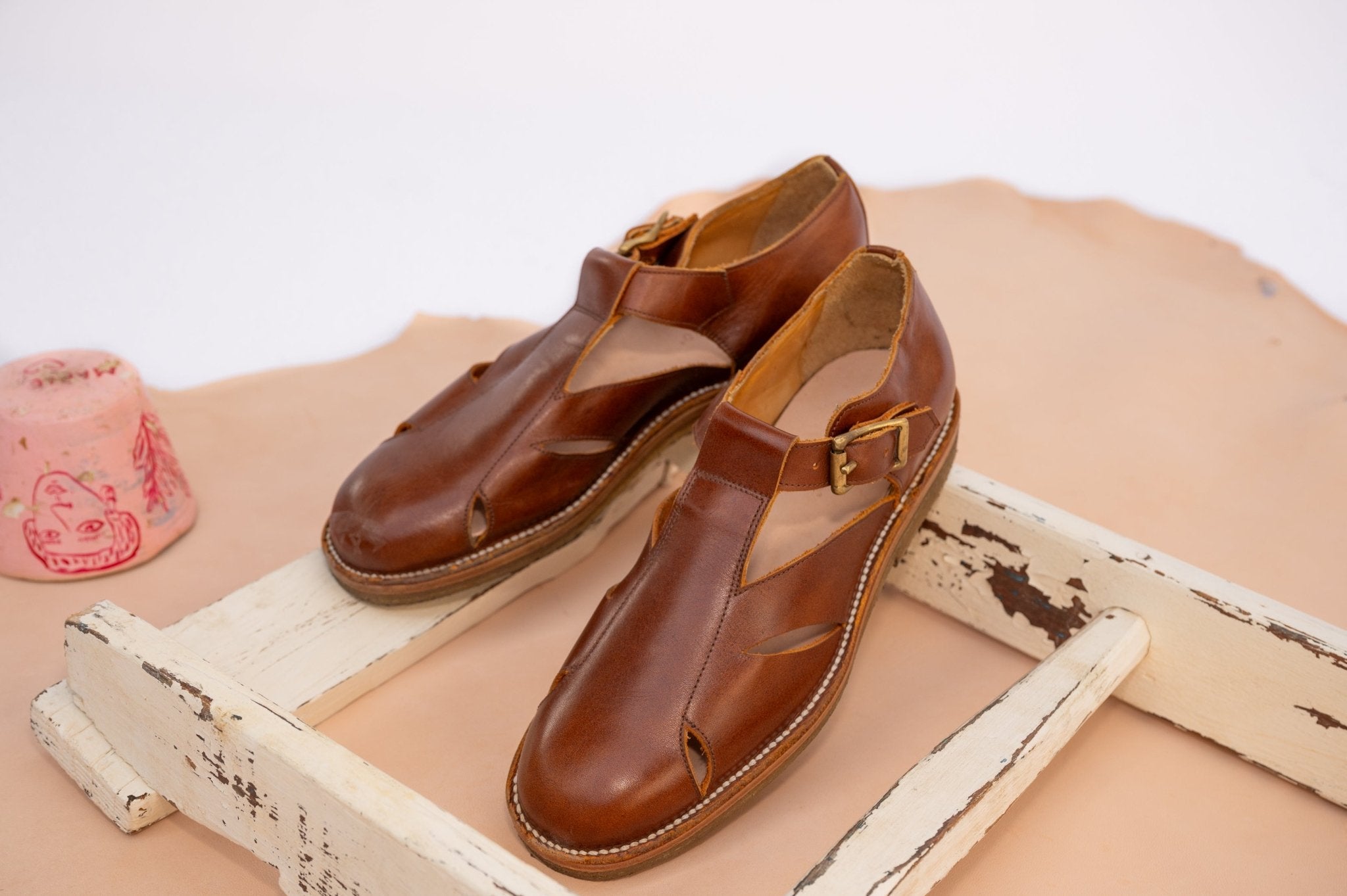 Gurkha Sandal Dark Tobacco – Unmarked