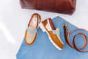 Jack Penny Loafers Rust & Denim - Unmarked