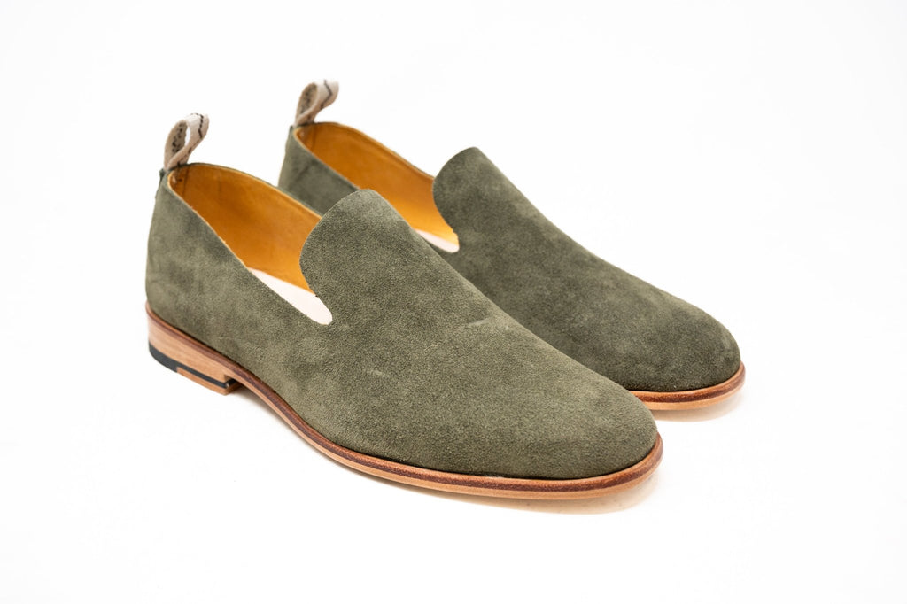 Kami Loafers Olive Suede - Unmarked