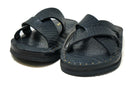 Leather Slides Black Bison - Unmarked