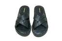 Leather Slides Black Bison - Unmarked