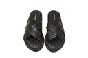 Leather Slides Cognac Bison - Unmarked