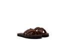 Leather Slides Tan Bison - Unmarked