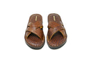 Leather Slides Tan Bison - Unmarked
