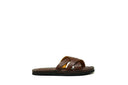 Leather Slides Tan Bison - Unmarked