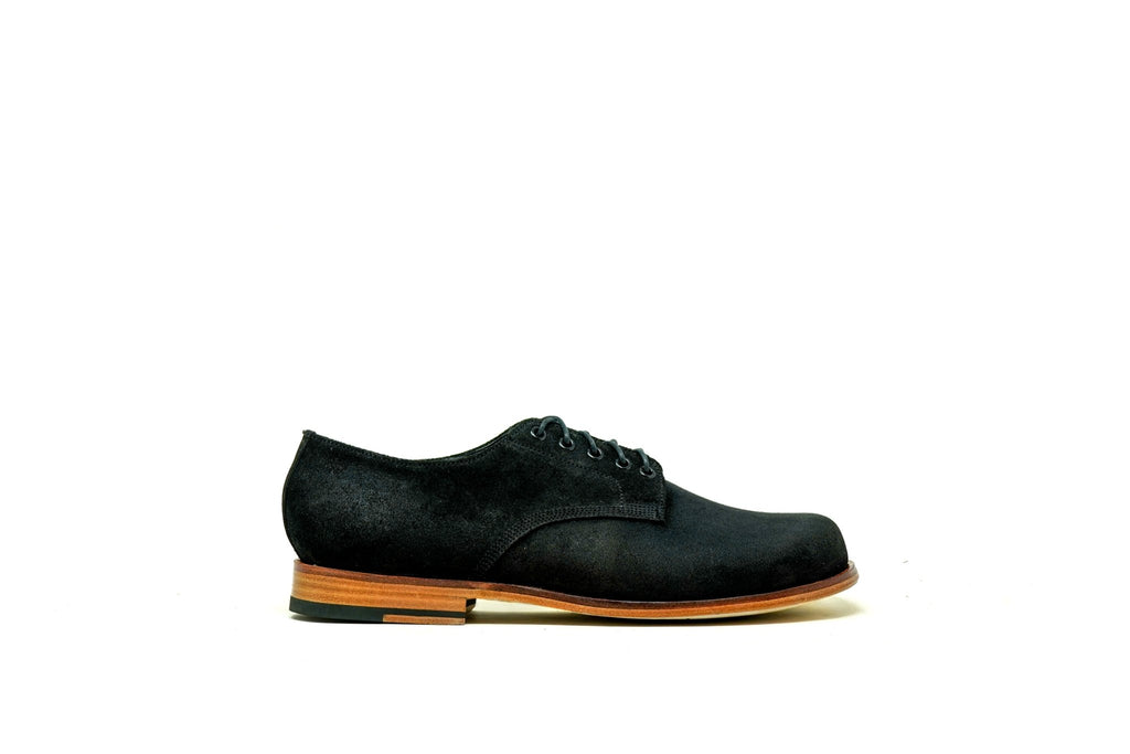 Masa Derby Shoes Black Suede - Unmarked