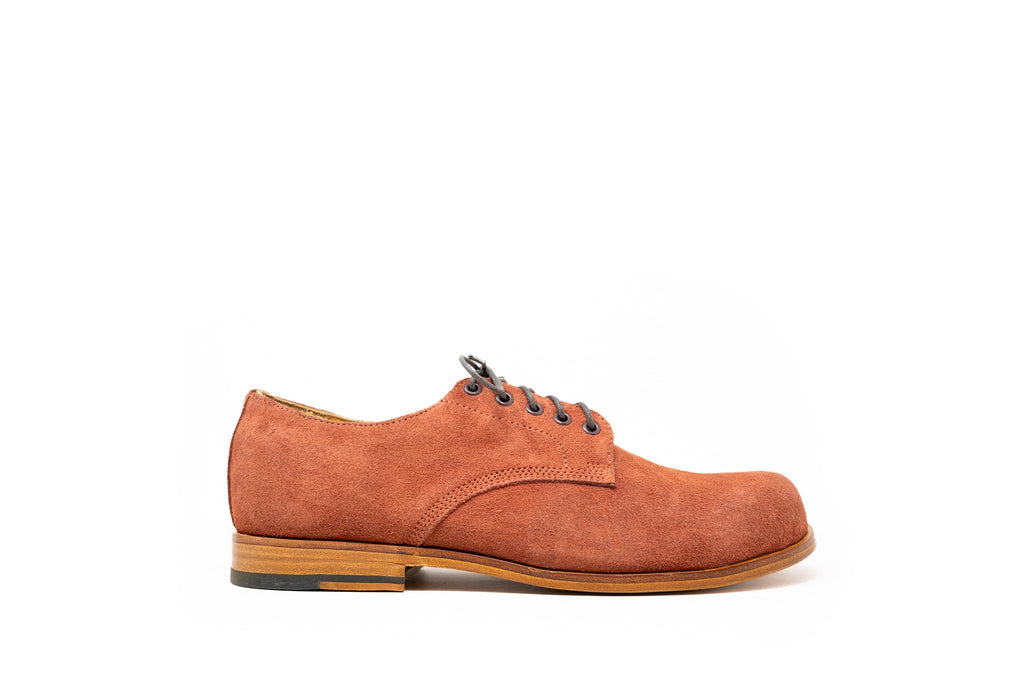 Masa Derby Shoes Terracota Suede - Unmarked