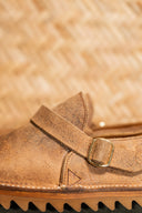 Otzi Sandal/Shoes Waxed Suede Camel - Unmarked