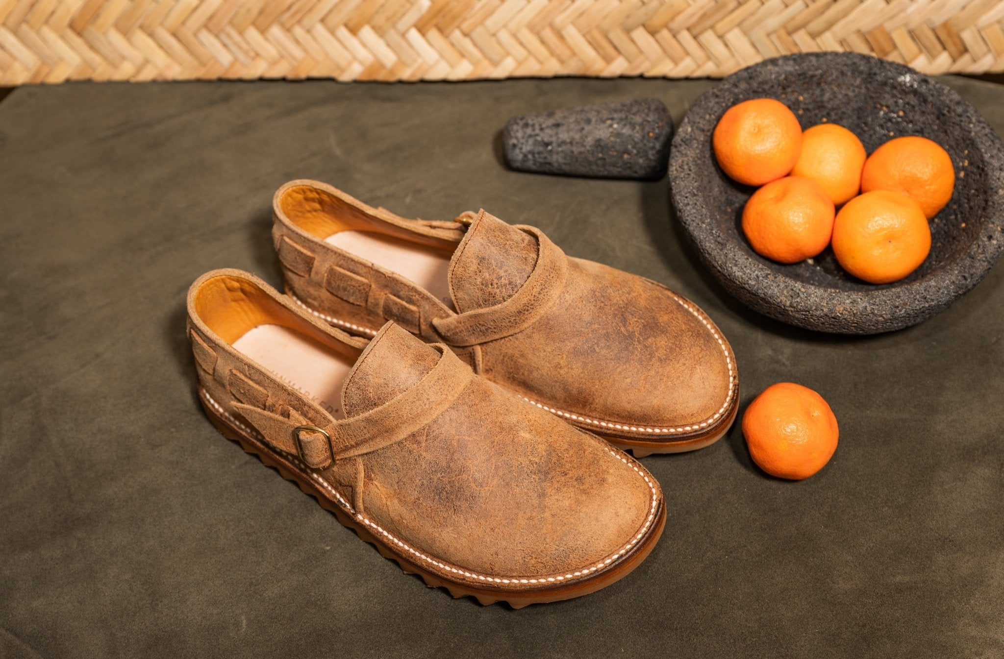Otzi Sandal/Shoes Waxed Suede Camel- Slip On – Unmarked