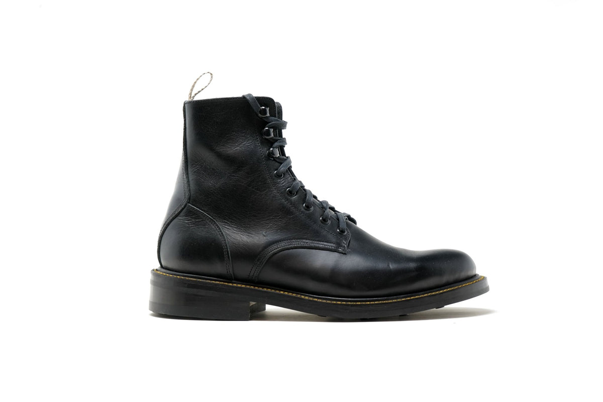 Classic combat Boots - Plain Toe DB Hunter Black – Unmarked