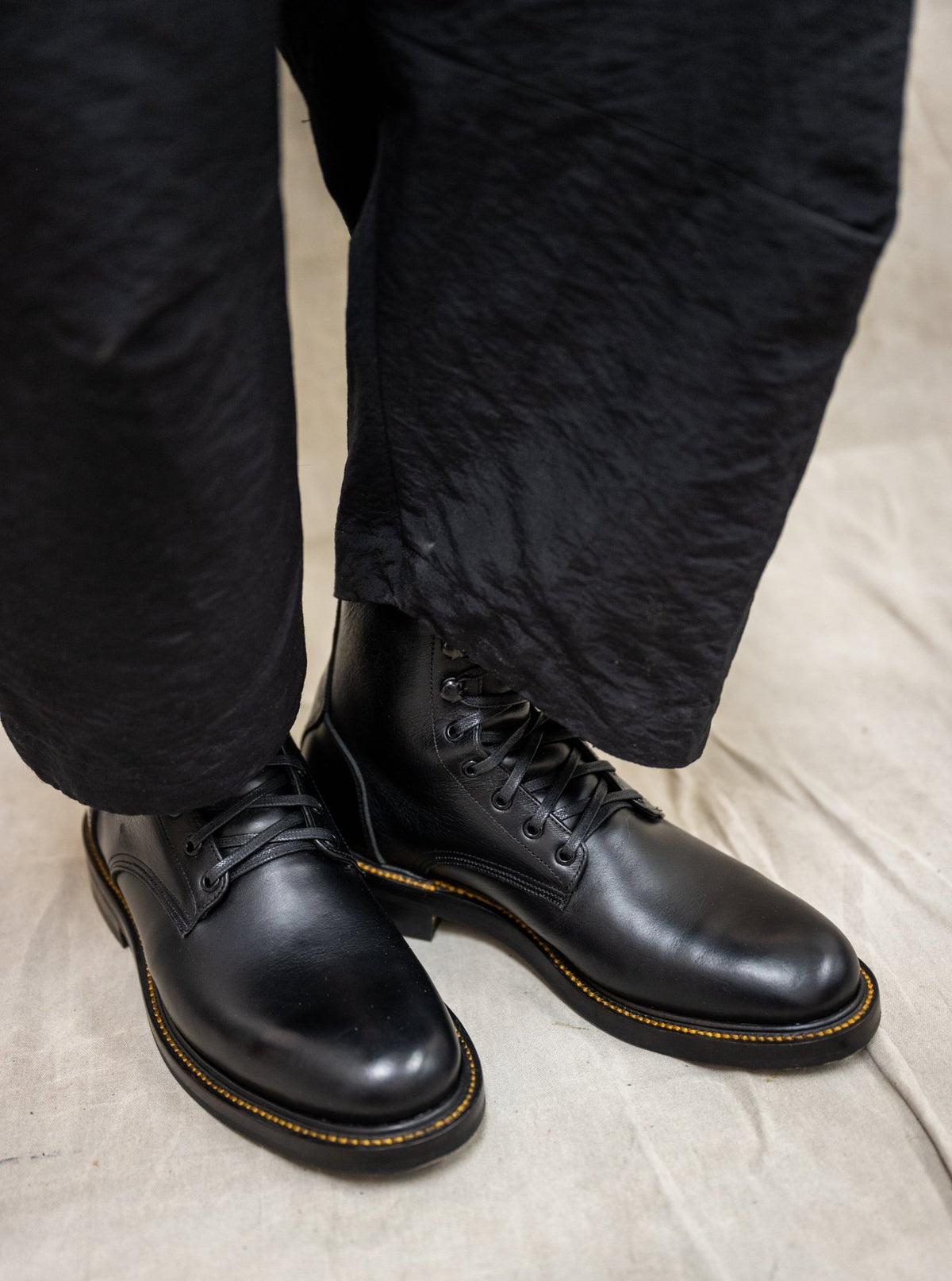 Classic combat Boots - Plain Toe DB Hunter Black – Unmarked