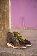 SF - 01 Boots Olive/Dark Brown - Unmarked