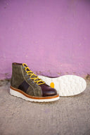 SF - 01 Boots Olive/Dark Brown - Unmarked