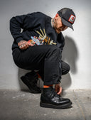 Unmarked Boots Riot Boots Bison Antique Black