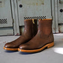 Zip Boot Vintage Rust - Unmarked