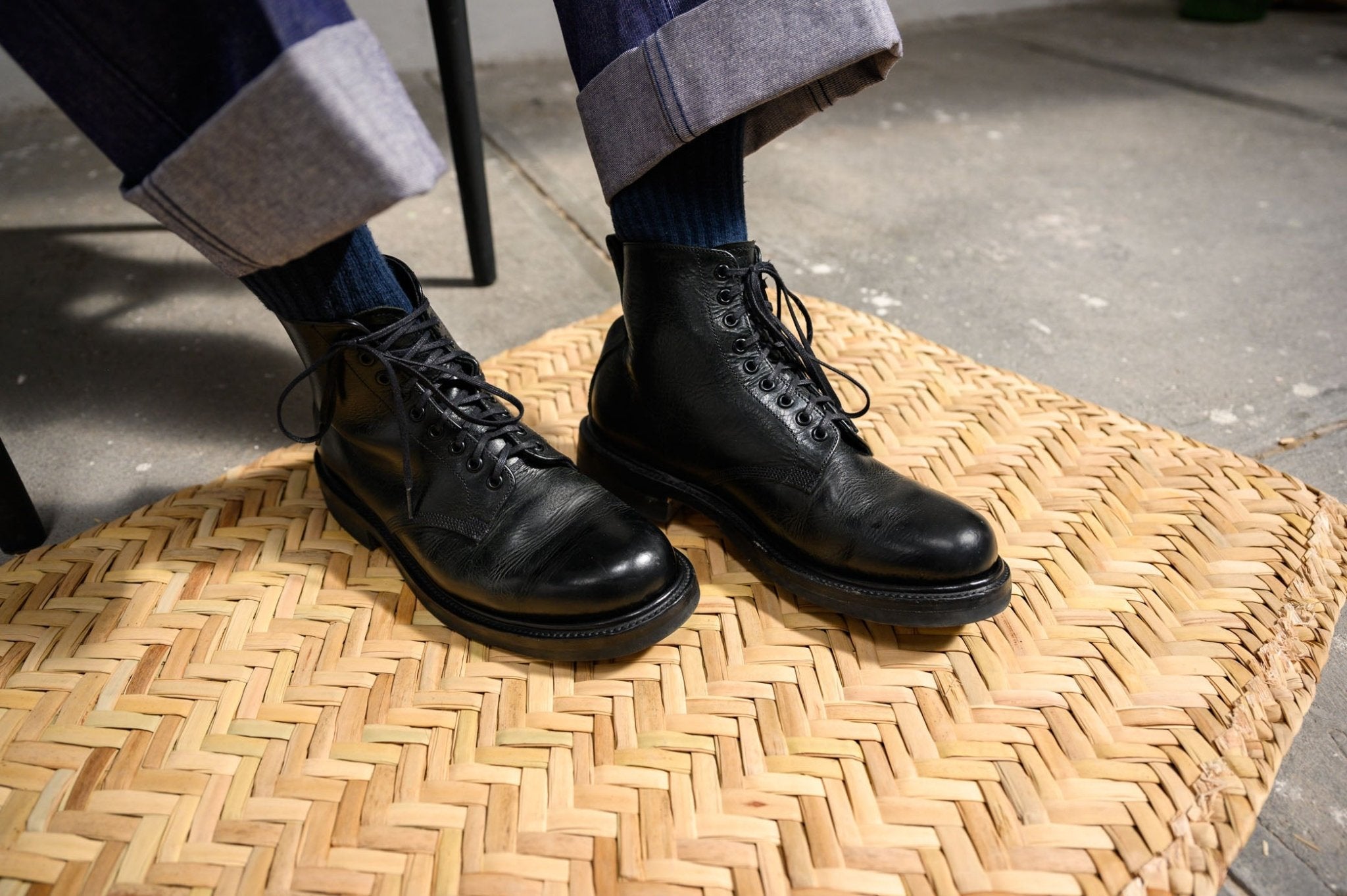 black boots men dress Classy Leather Dress Boots