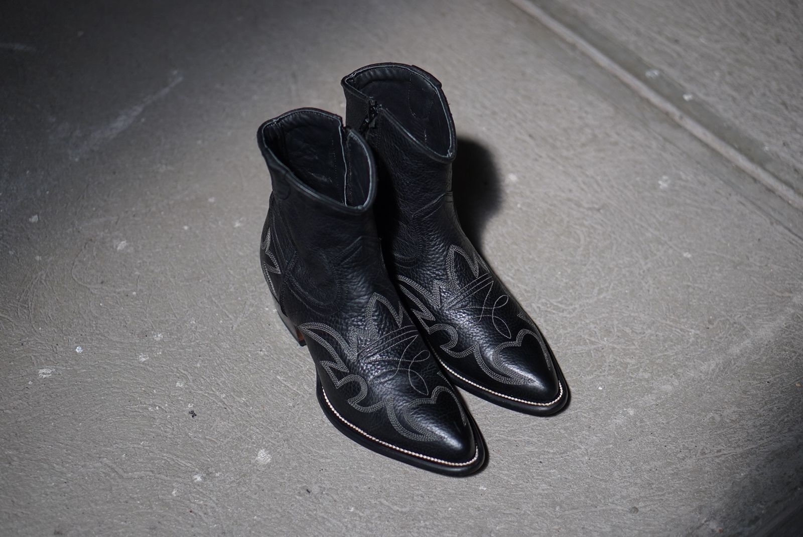 Long Pointy Mexican Boots Pointy Toe Handcrafted Mexican Boot: Ava