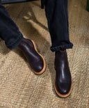 Chelsea Brown Bull Hide Shoulder - Unmarked