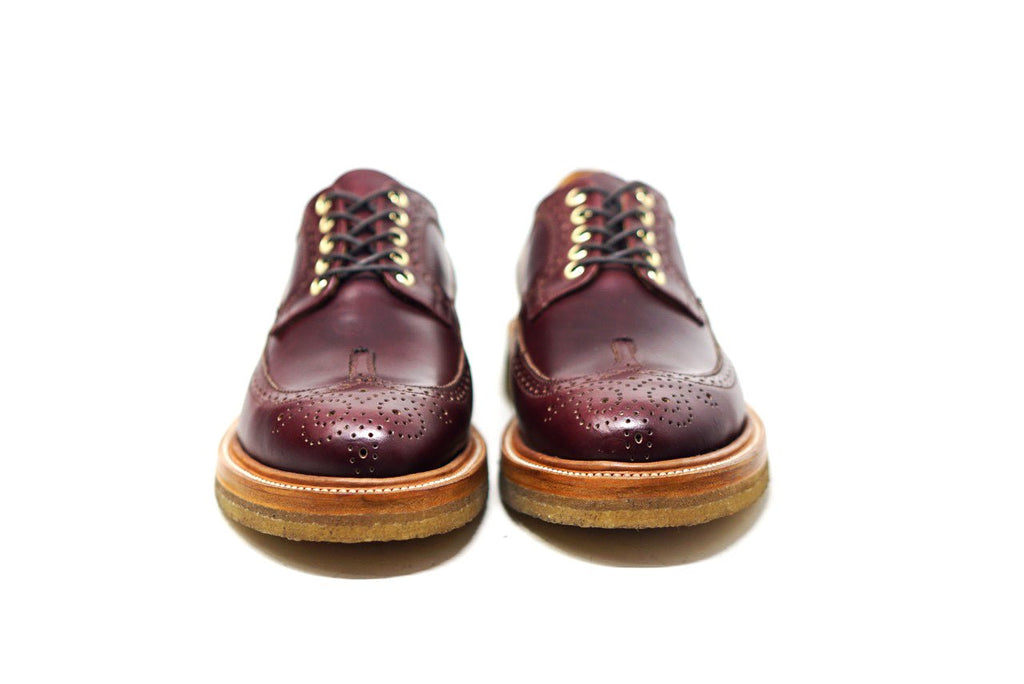 Concho Long Wing Brogues Cherry - Unmarked