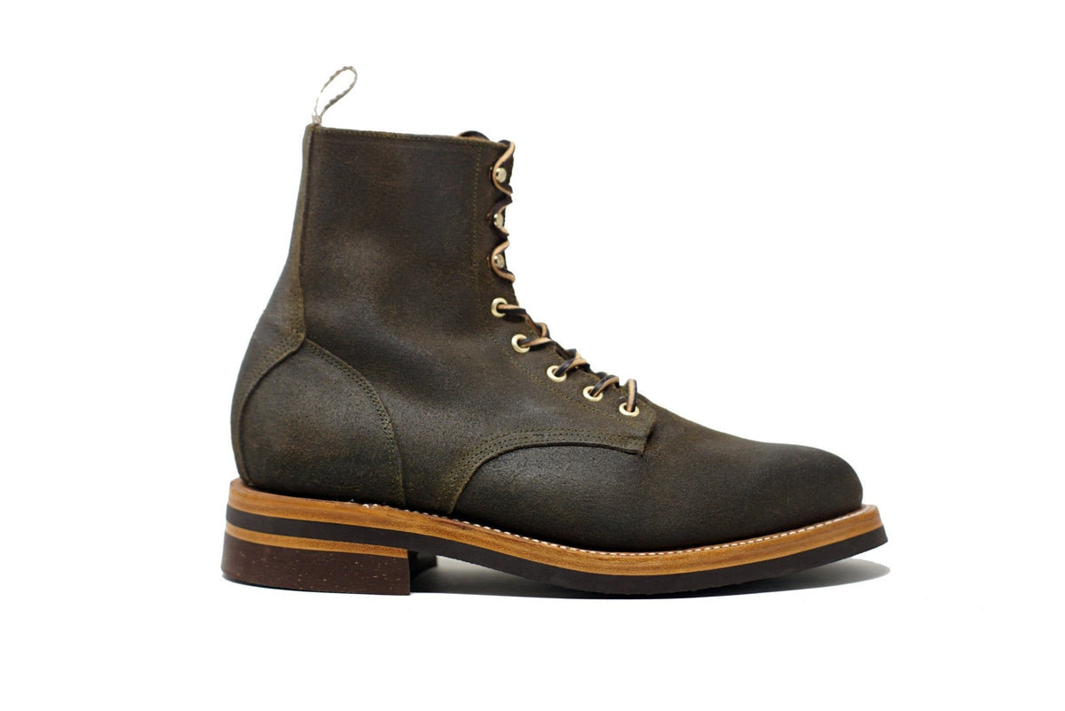 Waxed suede outlet boots