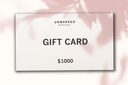 GIFT CARDS - Unmarked